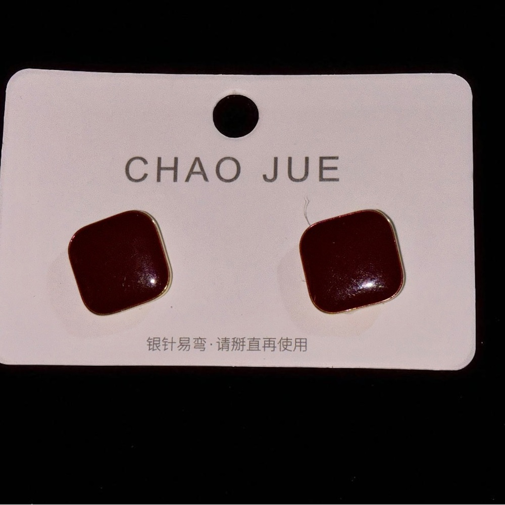 Vintage Enamel‎ Earrings
